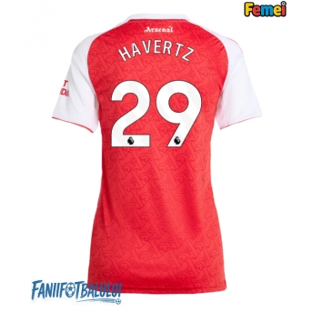 Arsenal Kai Havertz #29 Tricou Fotbal Replică 2025-26 Femei Acasa